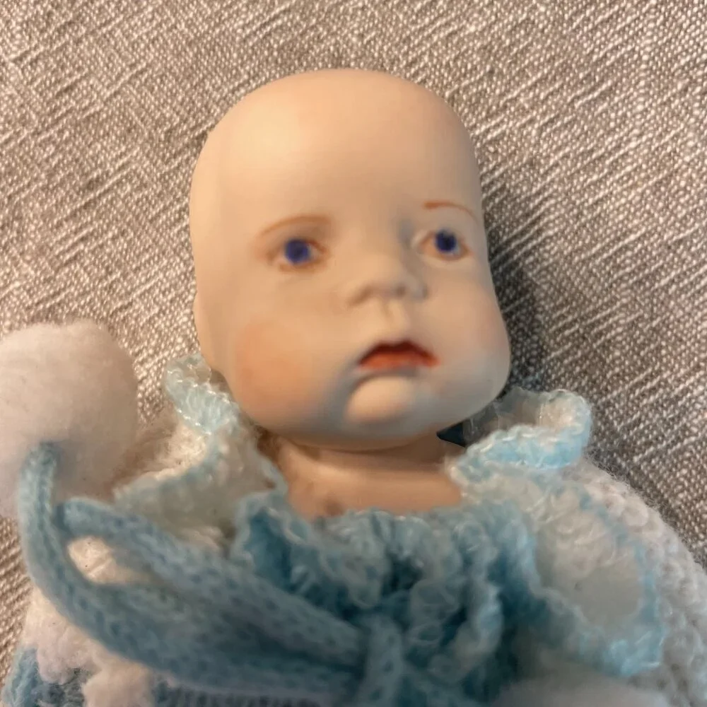 Boots Tyner Sugar Lump baby doll Mini Porcelain Vintage Dressed 7